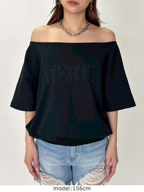 FIERTE オフショルトップス