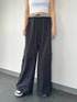 コントラストトリムスウェットカーゴパンツ