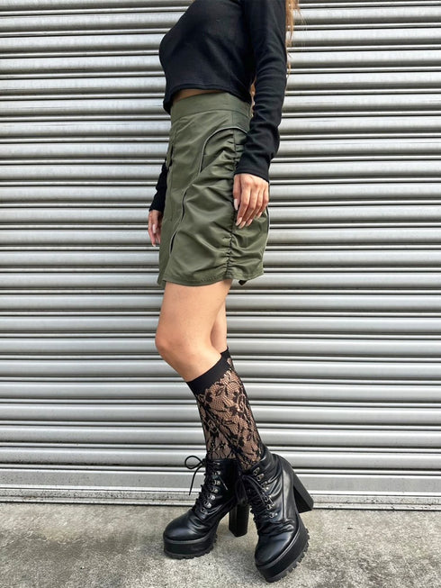 MA-1風ミニスカート