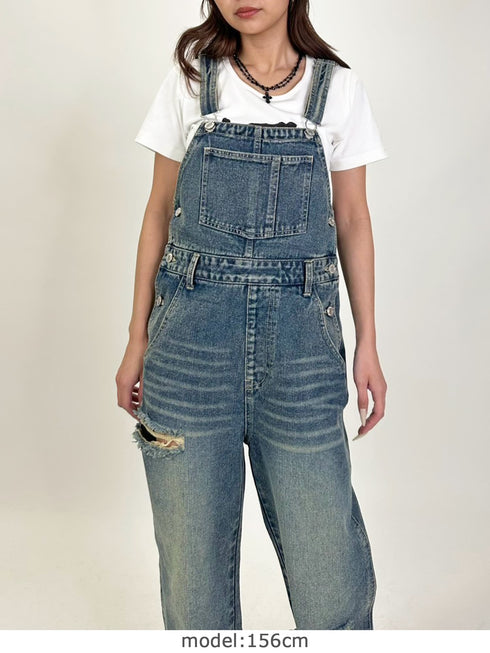 ヴィンテージデニムオーバーオール