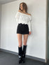 ヘムカットオフショートパンツ