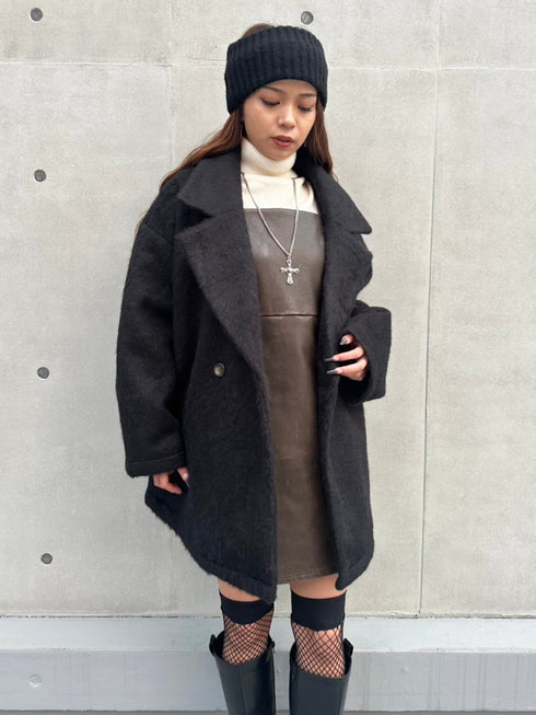 ヴィンテージレザーキャミワンピース