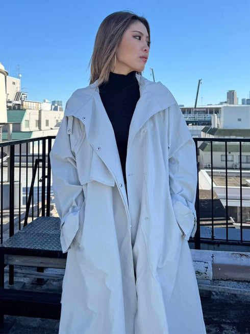 ナイロンロングコート