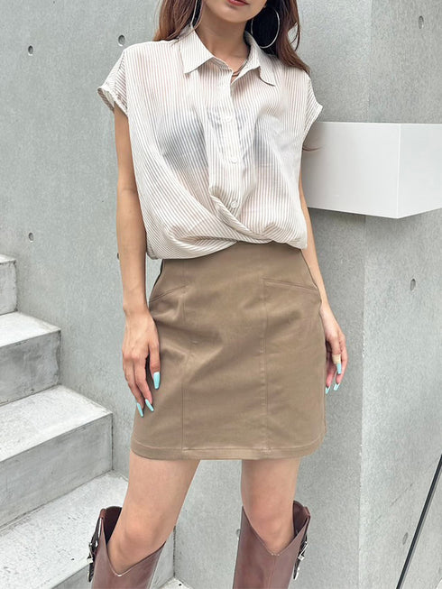 シャツドッキングワンピース