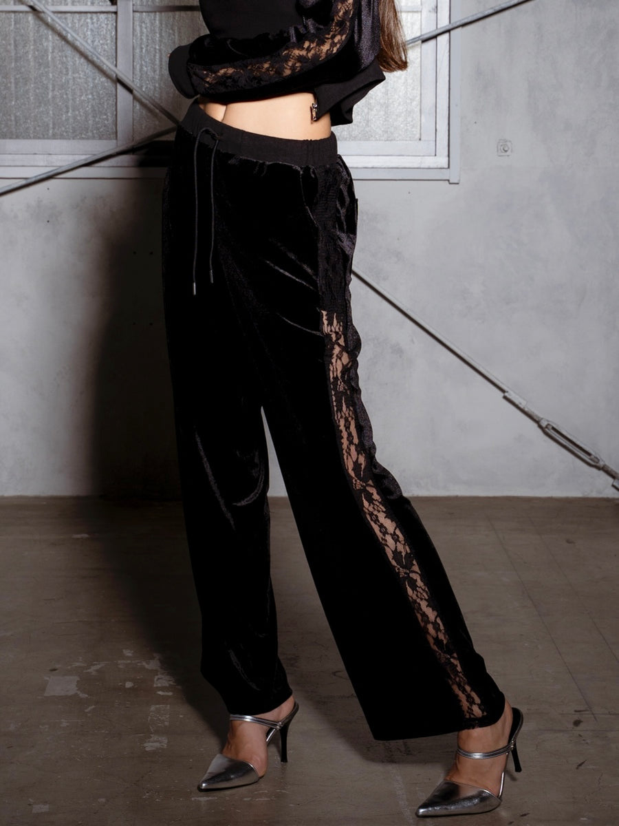 Soloist 2013AW AMRCN DANDIES期　ベロア　パンツ sc.0007AW24-black スイムショーツ Days Of Our Youth 2024