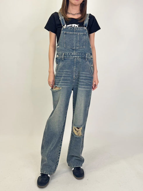 ヴィンテージデニムオーバーオール