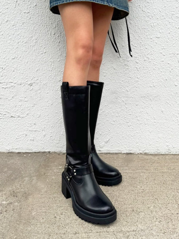 リングエンジニアロングブーツ