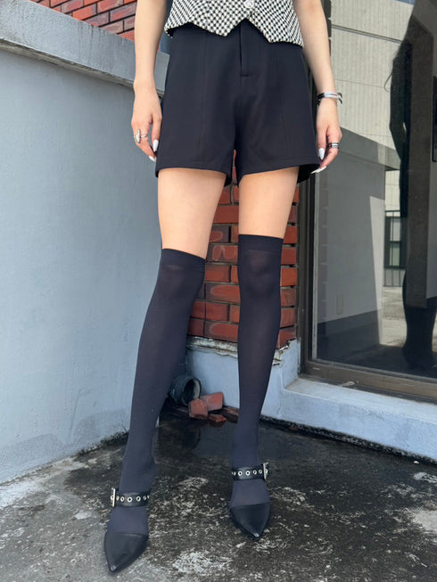 ハイウエストショートパンツ