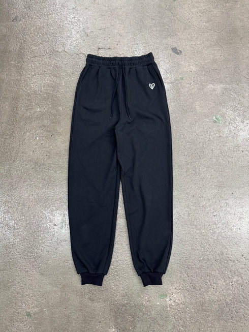ハートロゴ裏毛パンツ