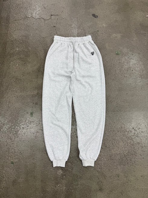 ハートロゴ裏毛パンツ