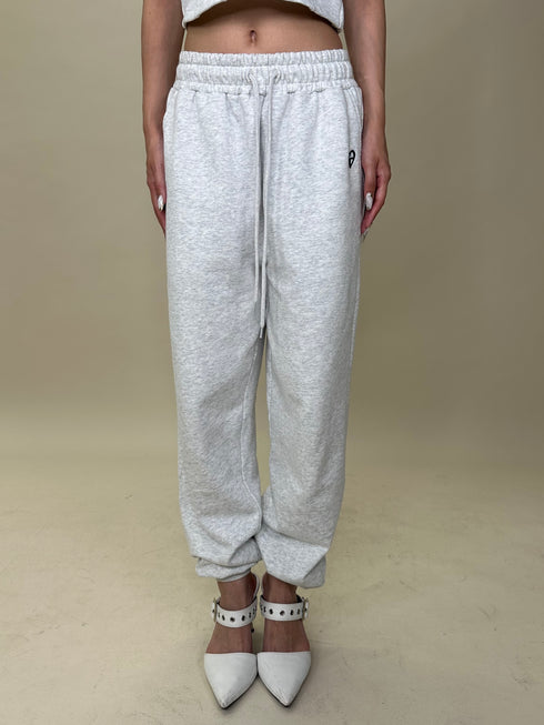 ハートロゴ裏毛パンツ