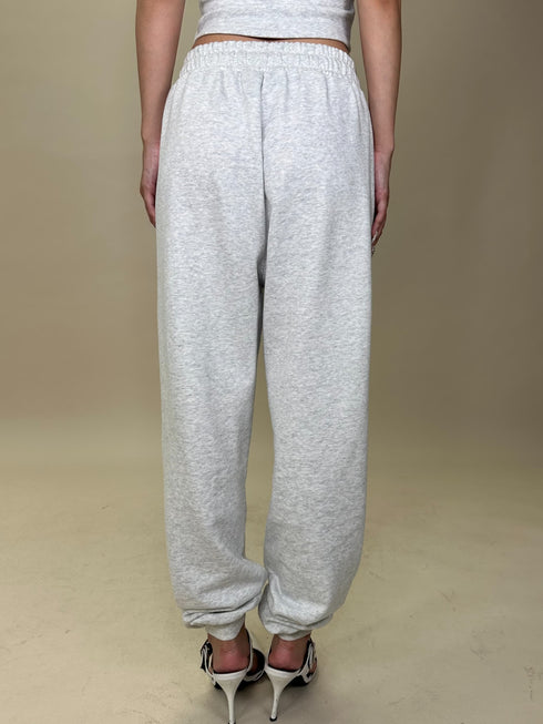 ハートロゴ裏毛パンツ