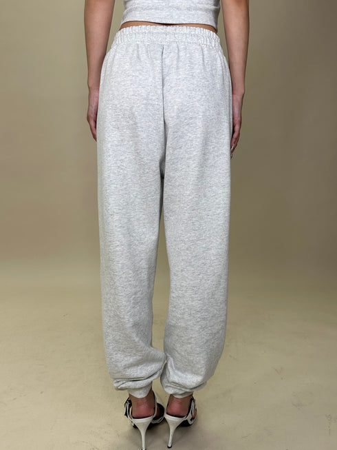 ハートロゴ裏毛パンツ