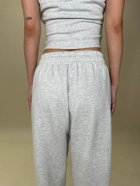 ハートロゴ裏毛パンツ