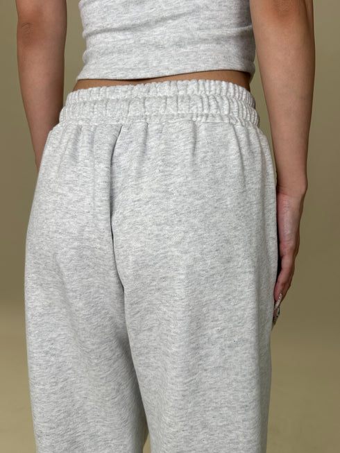 ハートロゴ裏毛パンツ