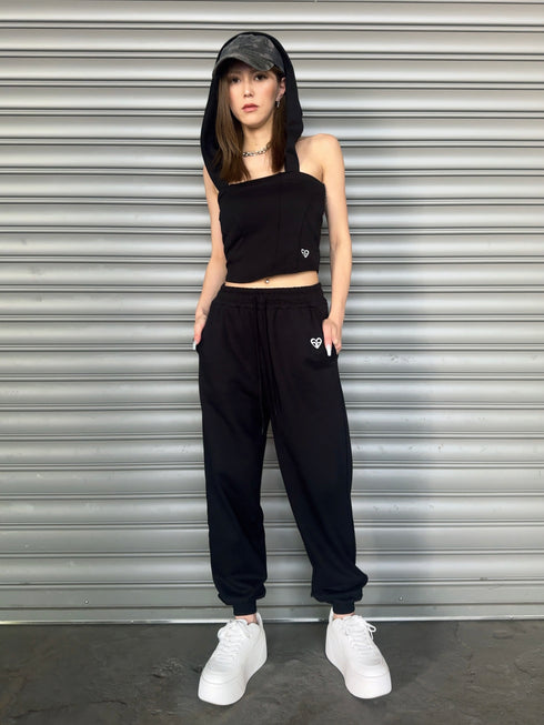 ハートロゴ裏毛ベアトップス