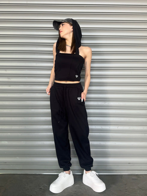 ハートロゴ裏毛ベアトップス