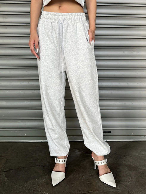 ハートロゴ裏毛パンツ