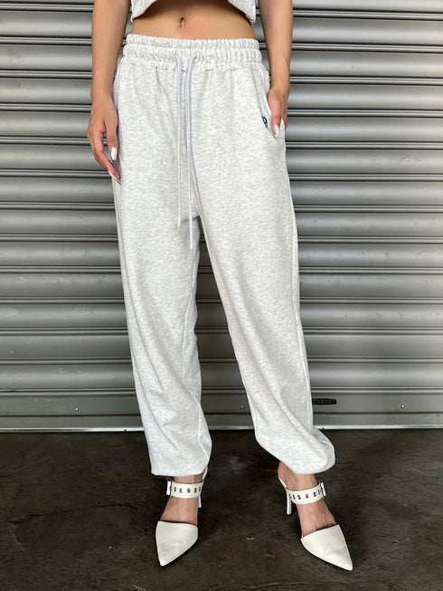 ハートロゴ裏毛パンツ