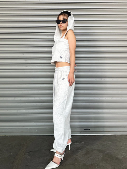 ハートロゴ裏毛ベアトップス