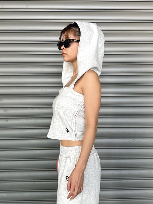 ハートロゴ裏毛ベアトップス