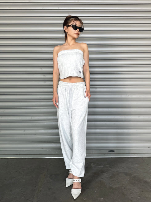 ハートロゴ裏毛ベアトップス