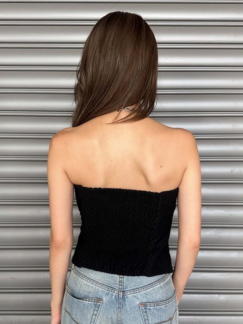 ツイードビスチェ