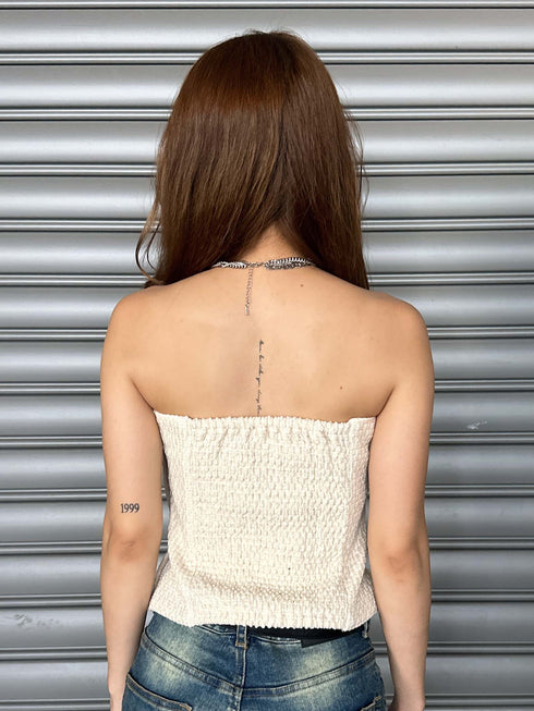 ツイードビスチェ