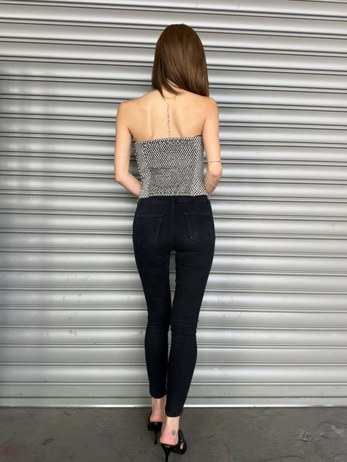 ツイードビスチェ