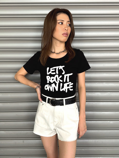 ヘムカットオフショートパンツ