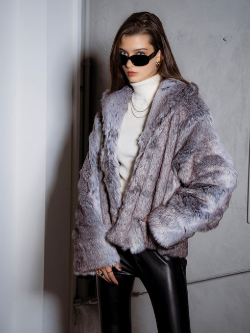 ニュアンスカラーファーコート