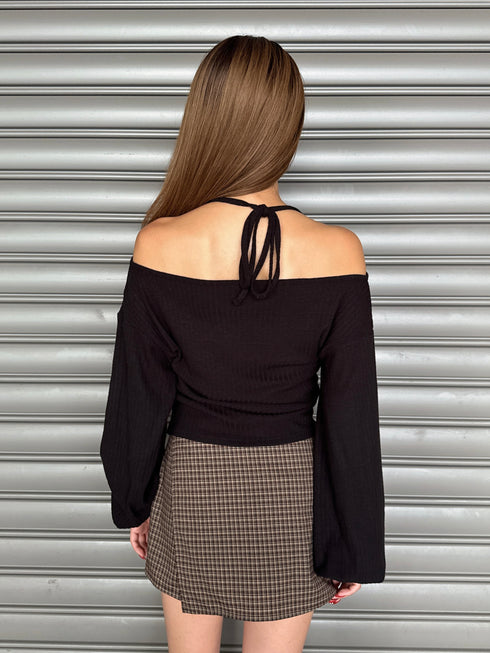 ホルターバストクロストップス