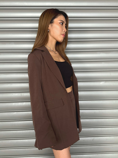 フレアスリーブシングルジャケット