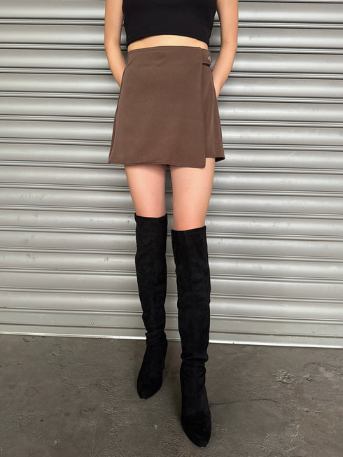 ラップデザインタイトミニスカート