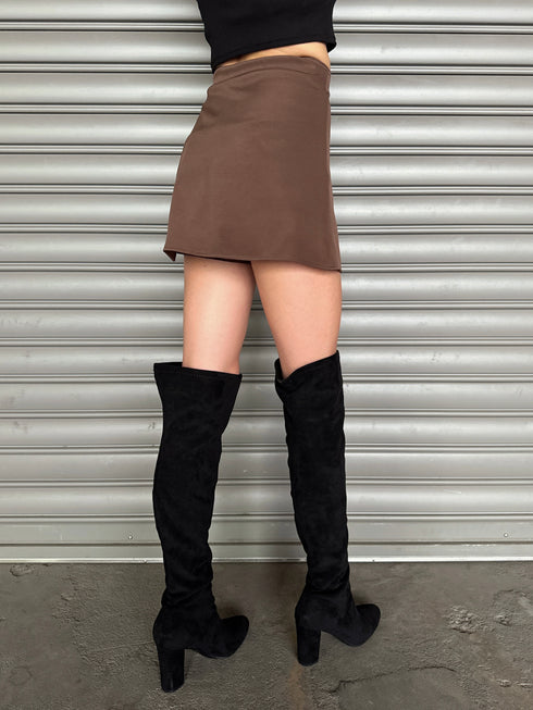 ラップデザインタイトミニスカート