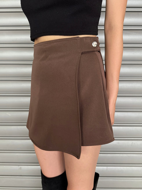 ラップデザインタイトミニスカート