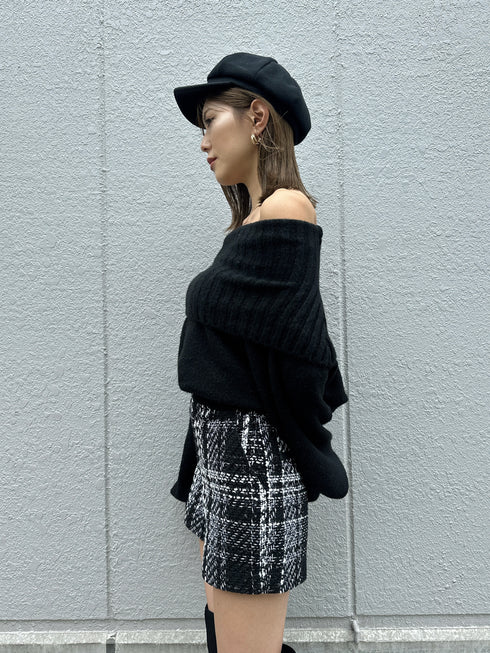 ラメツイードショートパンツ