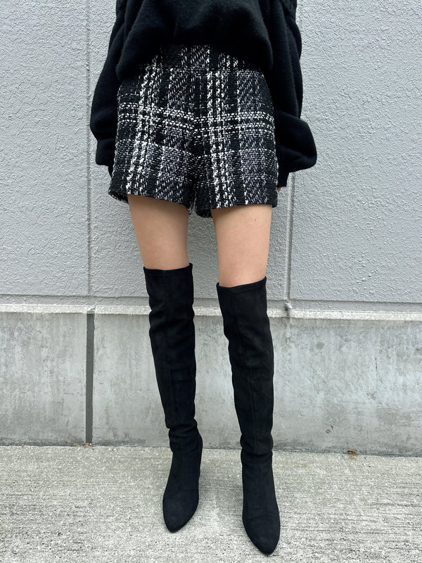 ラメツイードショートパンツ