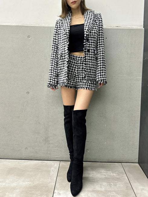 ツイードシングルジャケット