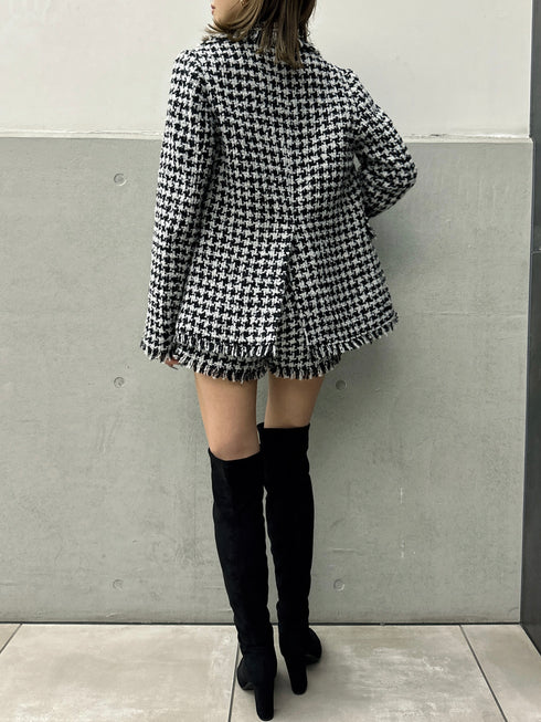 ツイードシングルジャケット