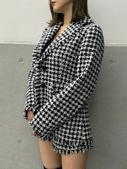 ツイードシングルジャケット