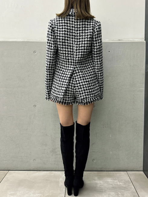 ツイードシングルジャケット