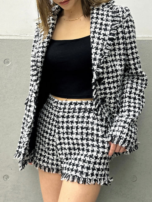 ツイードショートパンツ