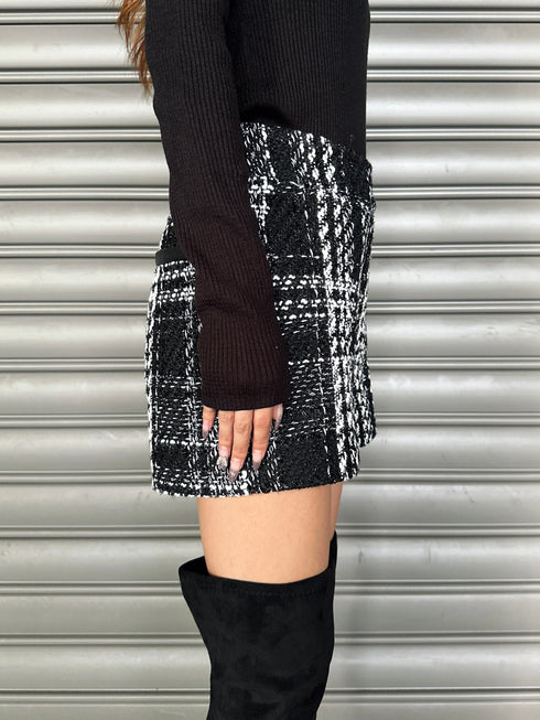 ラメツイードショートパンツ