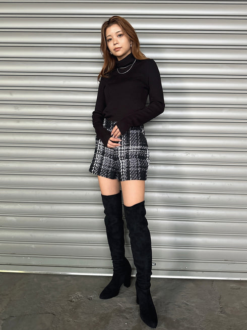 ラメツイードショートパンツ