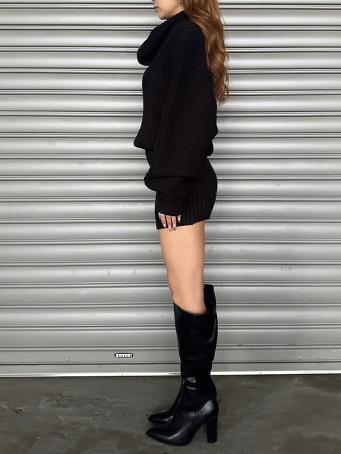 2WAYニットミニワンピース