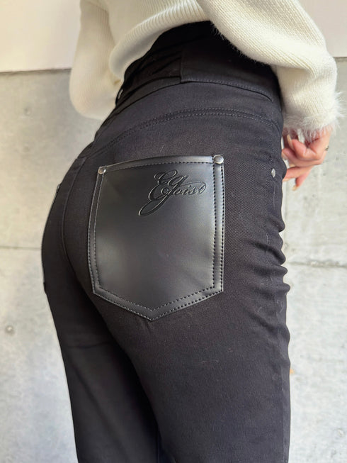 Backクロスハイウエストスキニーパンツ