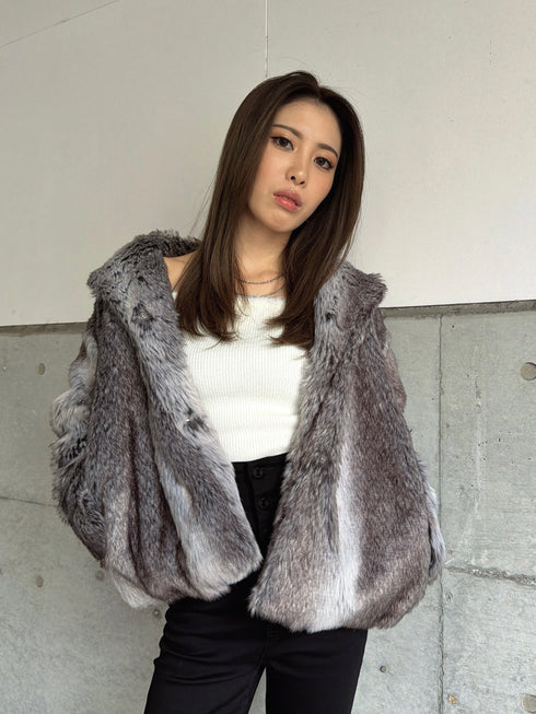 ニュアンスカラーファーコート