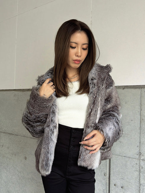 ニュアンスカラーファーコート