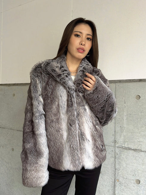 ニュアンスカラーファーコート